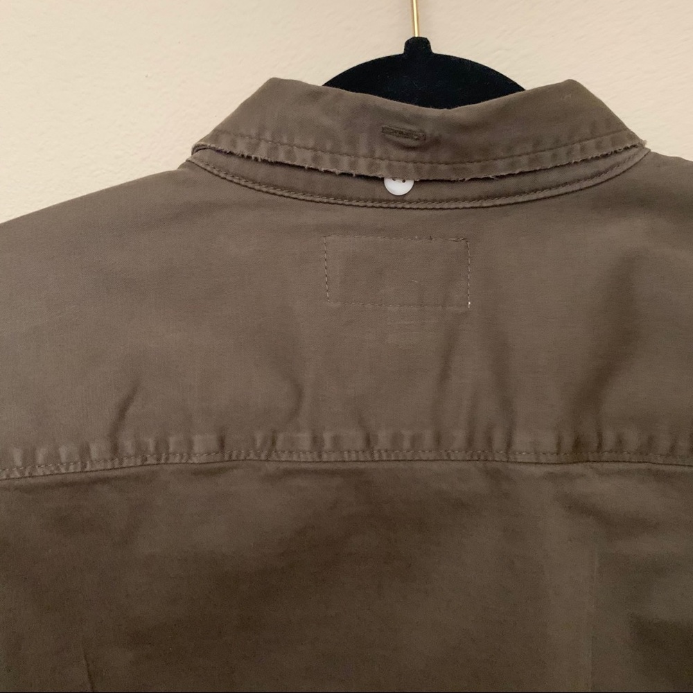 Current/ Elliott The Tella Structured Button Down - image 7